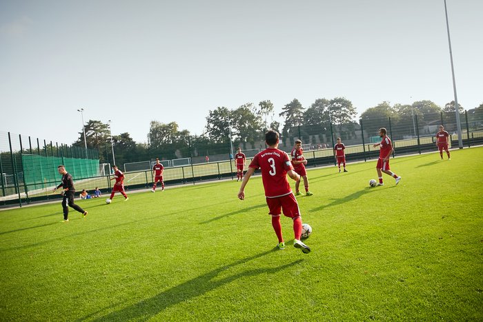 Murat Kocapinar beim Fußballtraining