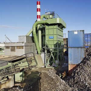 Trockenfilter für Elektroschrottaufbereitung 