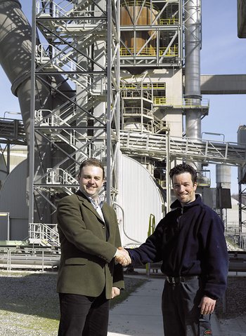 Abnahme eines Ofenventilators in der Zementindustrie
