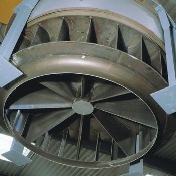Heißgasumwälzgebläse für Wärmebehandlungsofen in einer Aluminiumhütte