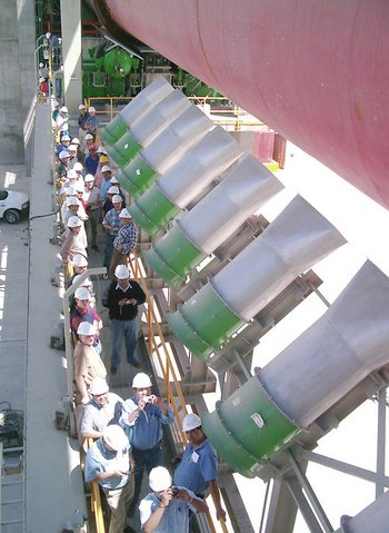 Axialventilatoren zur Drehofenmantelkühlung