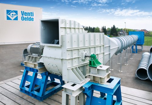 Ventilator der M-Serie auf dem Großprüfstand