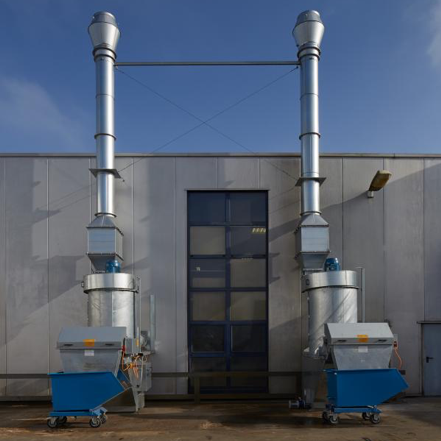 Nassentstaubung von Aluminiumfeinstaub