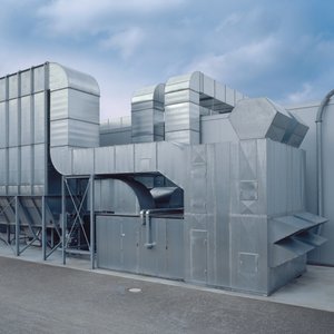 Spülluftfilter mit Wärmerückgewinnung aus der Abluft 