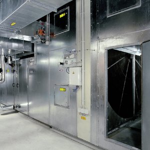 Rotovent-Wärmetauscher in einer Klimaanlage 