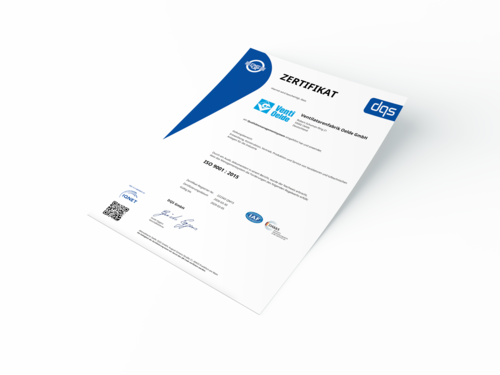 Thumbnail Zertifikat DIN EN ISO 9001 : 2015