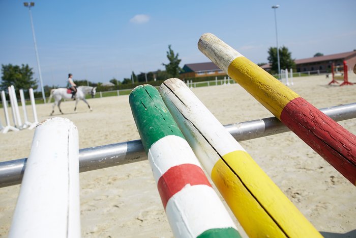 Springreitanlage auf dem Reiterhof