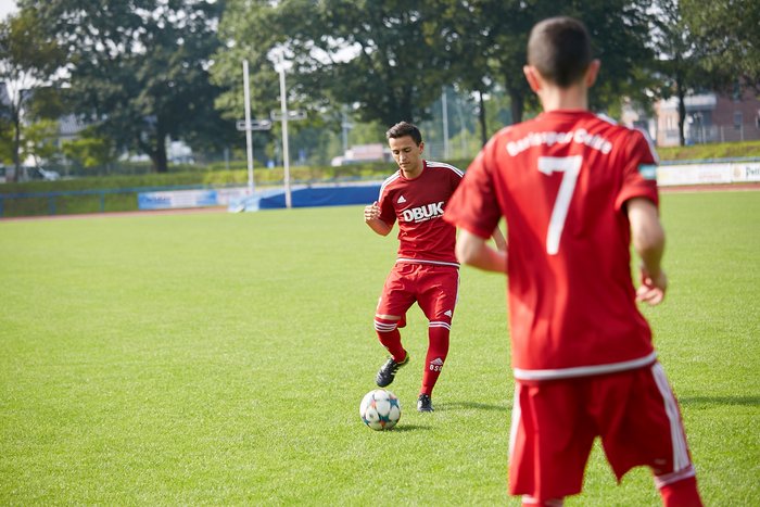 Murat Kocapinar beim Fußballtraining